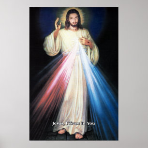 Póster Imagem devocional do compaixão divino