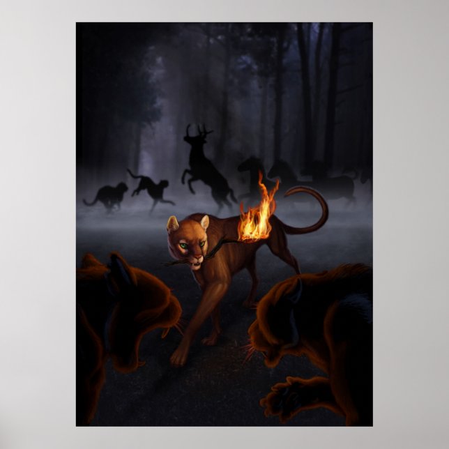 Póster Imagem do Cobrir da Criatura de Ratha (Frente)
