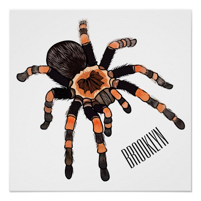 Póster Imagem do desenho de Tarantula (Frente)