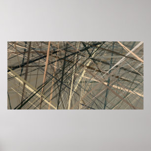 Poster Imagem do desenho do óleo do estilo retrorativo. T