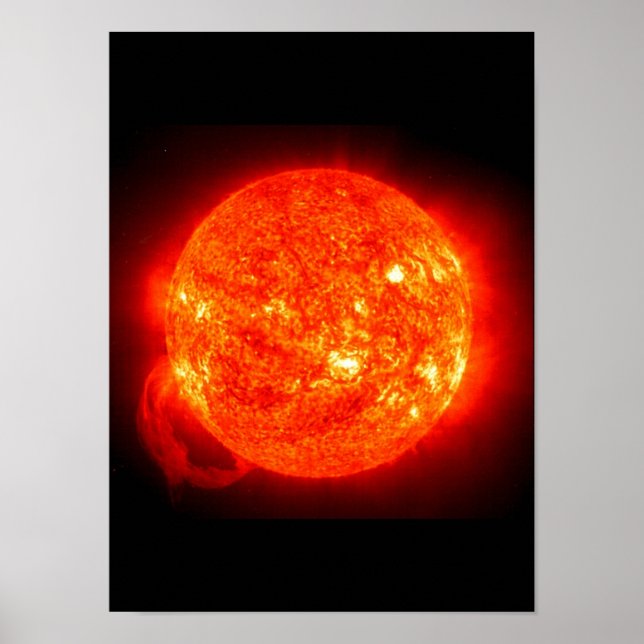 Póster Imagem do espaço solar (Frente)