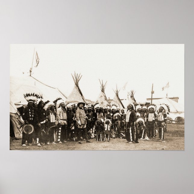 Poster Imagem do Grupo de Bill Bull & Buffalo (Frente)