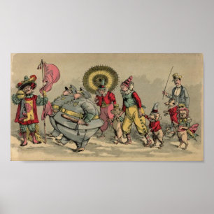 Poster Imagem do Livro Infantil de Circo 1888