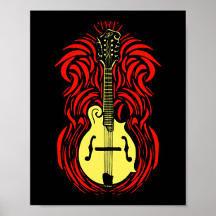 Poster Imagem do Mandolin Fire Vintage Bluegrass