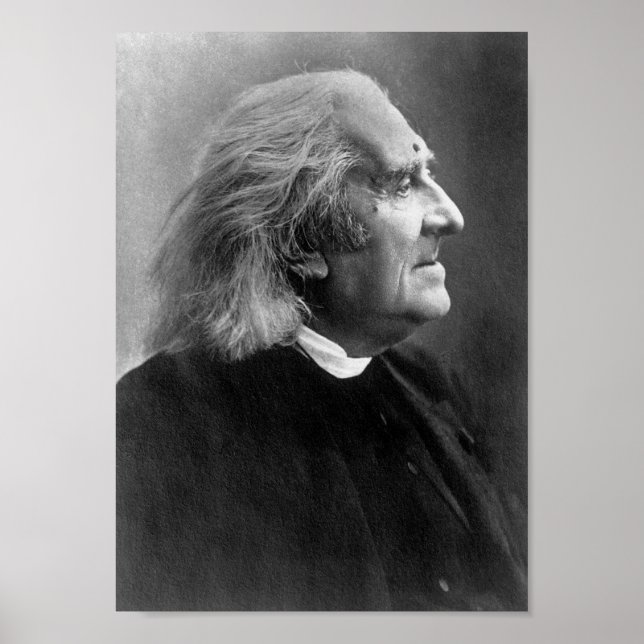Poster Imagem do perfil de Franz Liszt (Frente)