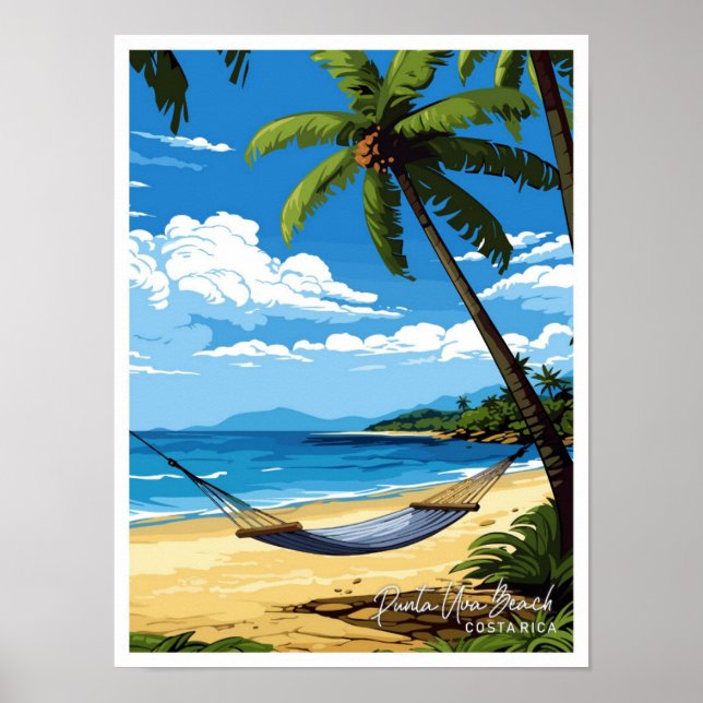 Poster Imagem do Viagem de Punta Uva Beach Costa Rica (Frente)