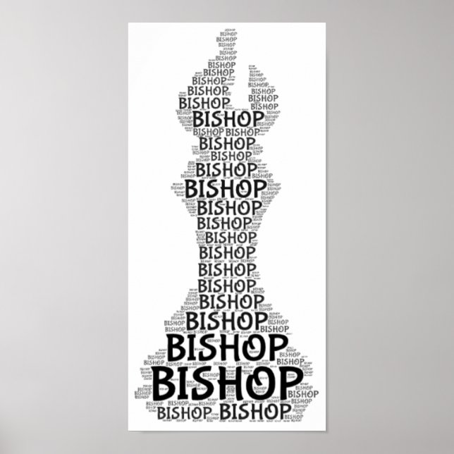 Poster Imagem do Word Chess Bishop (Frente)