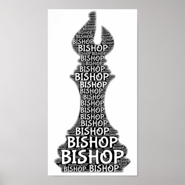 Poster Imagem do Word Chess Bishop (Frente)