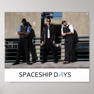 Póster Imagem dos dias da nave espacial