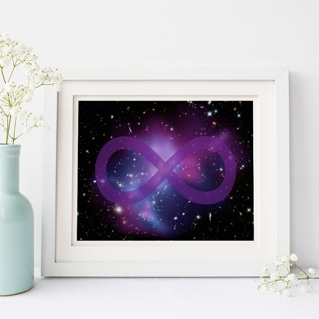 Poster Imagem Espacial Roxa (Purple Celestial Infinity)