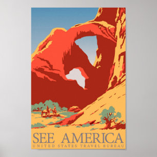 Poster Imagem Estética Vintage Imagens Vintage do Utah