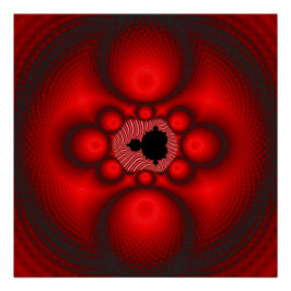 Póster Imagem Fractal Mandelbrot Fantasia
