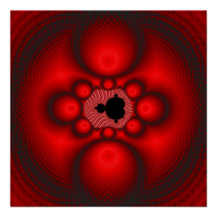 Póster Imagem Fractal Mandelbrot Fantasia