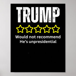 Poster Imagem Imprudente de Revisão Presidencial Não Reco