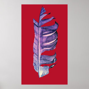 Poster Imagem original de desenho de uma pena