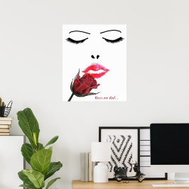 Póster Imagem Rosas são Vermelhas