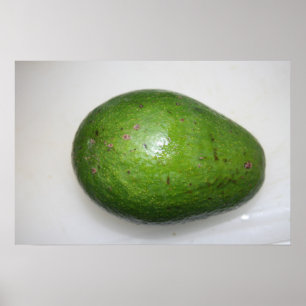 Póster imagem verde grande da fruta do avacado