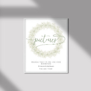 Poster Imagens de Chá de panela das Flores Brancas Clássi