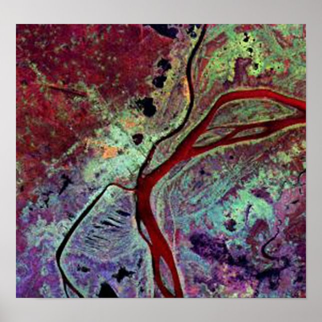 Poster imagens de satélite de fenom phen (Frente)