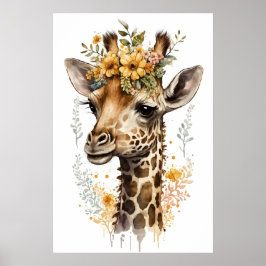 Poster Imagens de Viveiros: Girafa