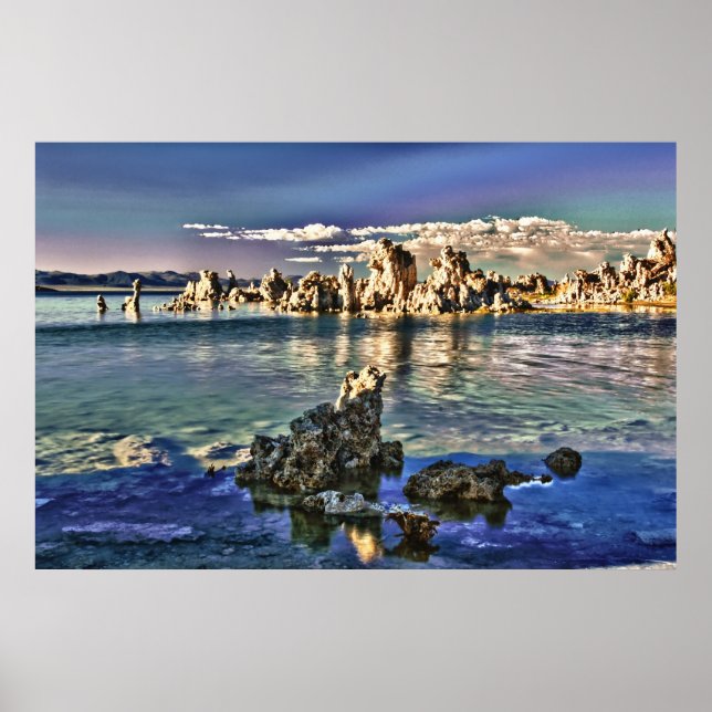 Póster Imagens do Mono Lake California (Frente)
