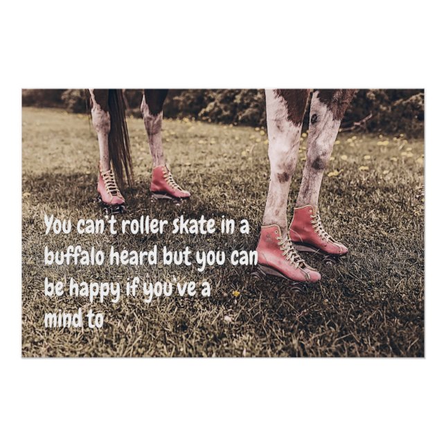 Póster Imagens engraçadas de vacas com imagens bonitas co (Frente)