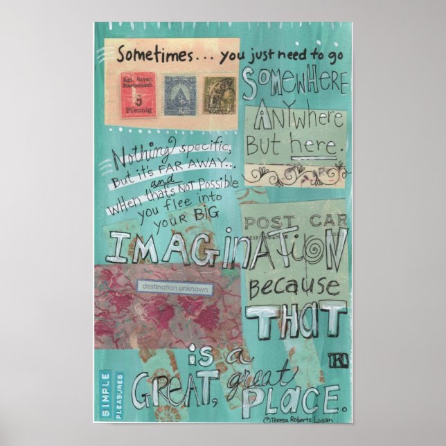 Póster Imaginação (Frente)