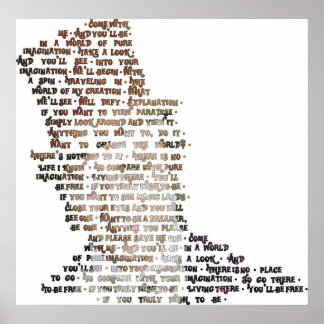 Poster Imaginação pura