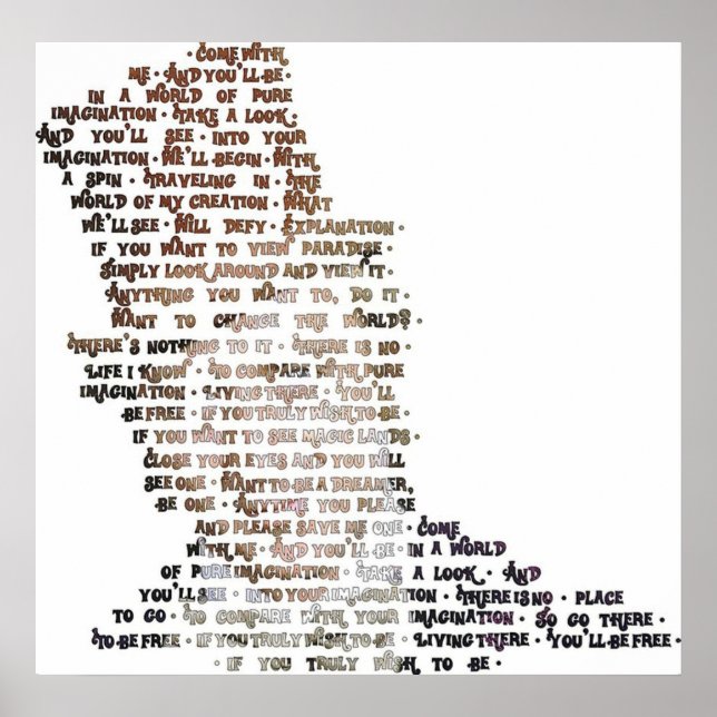 Poster Imaginação pura (Frente)