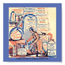 Imaginário Quack Medicine Engraçado, Guerra Civil