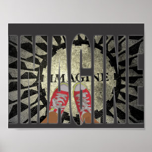 Póster imagine o preto