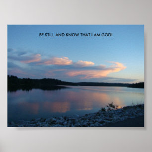 Póster Imediatamente depois das reflexões do por do sol