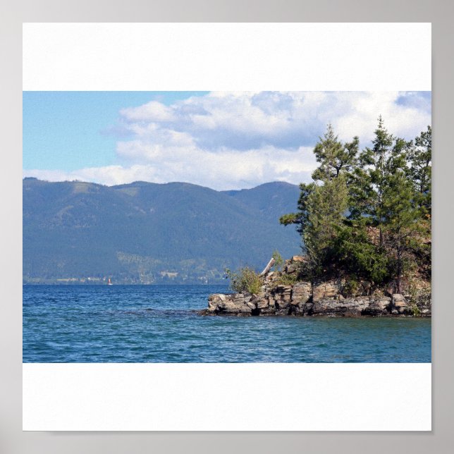 Póster IMG_0109, Lago Flathead (Frente)