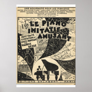 Póster Imitatif de Le Piano e amusant