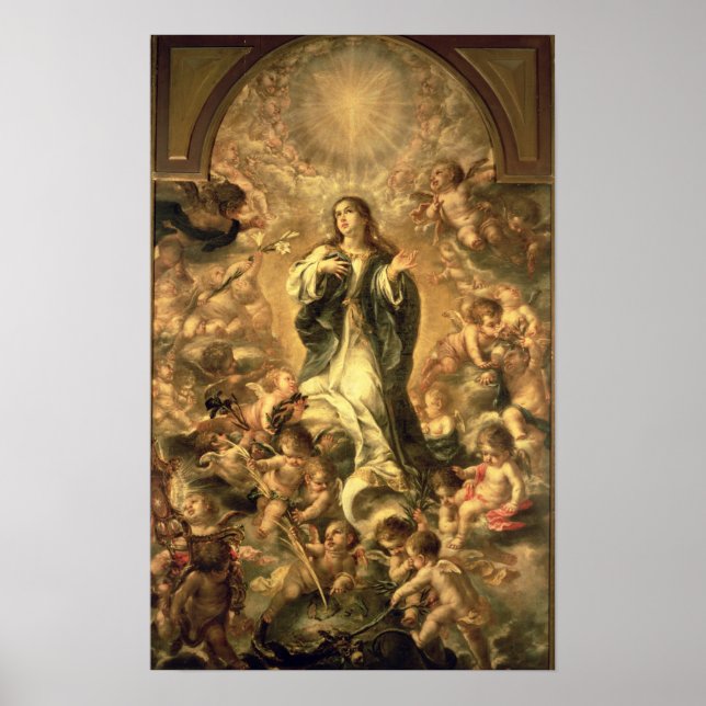 Poster Immaculate Conception, 1670-1672 (Frente)