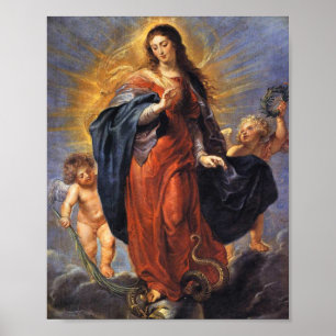 Poster Immaculate Conception - Peter Paul Rubens
