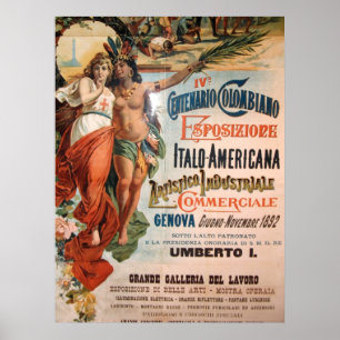 Póster Immagine a Dinamarca Genebra, Italia. 1892