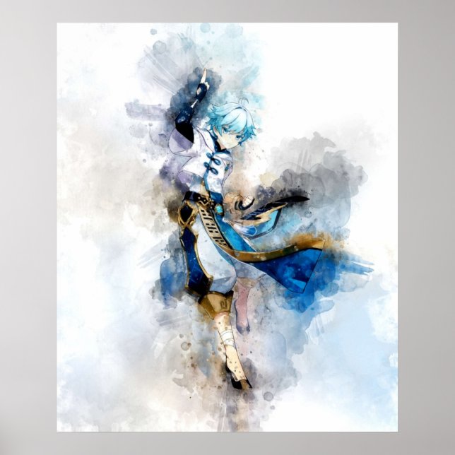 Poster Impacto de Chongyun Genshin (Frente)