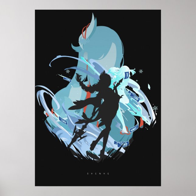 Poster Impacto de Shenhe Genshin (Frente)