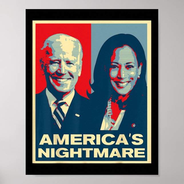 Poster Impeach Biden Harris agora Anti Joe Biden (Frente)