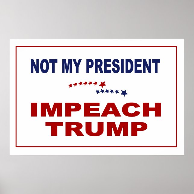 Póster Impeach Trump (Frente)