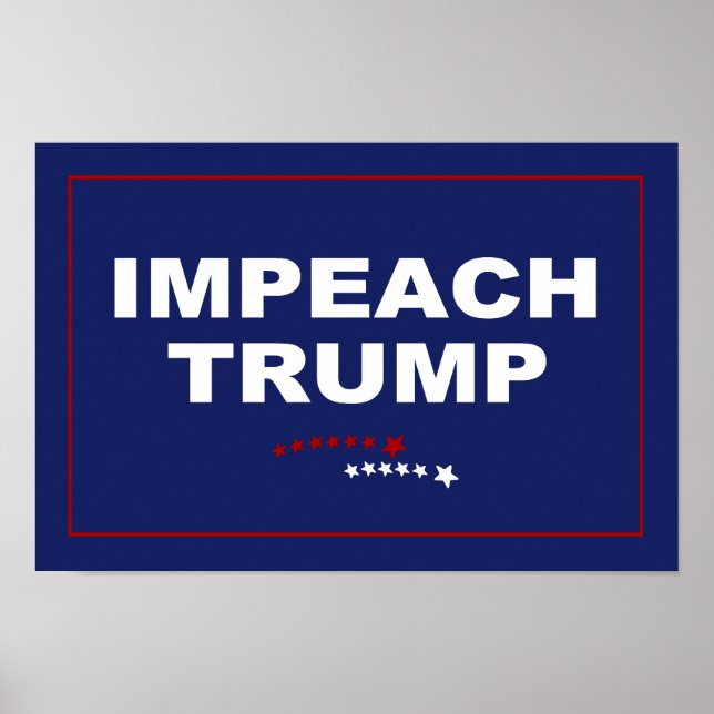 Poster Impeach Trump (Frente)