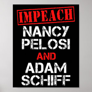 Poster Impeachment de Nancy Pelosi Impeachment de Adam Sc