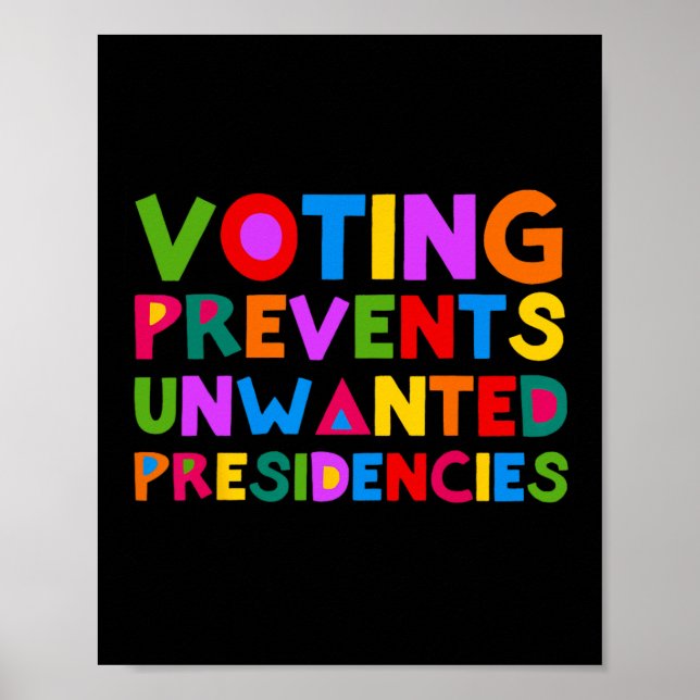 Poster Impede Presidências Indesejadas De Dizer Coisa Eng (Frente)
