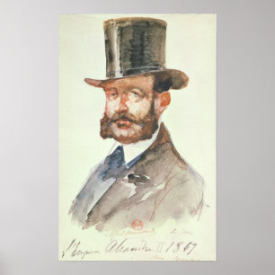 Poster Imperador Alexander II nas raças