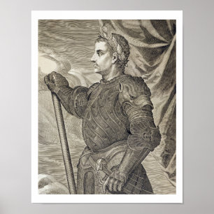 Poster Imperador de D. Claudius Caesar de Roma do ANÚNCI