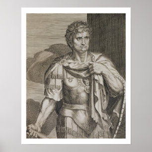 Poster Imperador de Nero Claudius Caesar do ANÚNCIO de