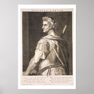 Póster Imperador de Tiberius Caesar (ANÚNCIO 10 BC - 54)