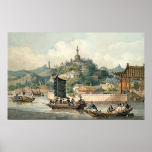 Póster Imperador dos jardins de China, palácio imperial