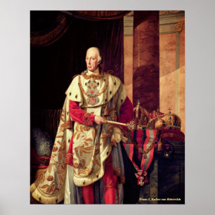 Poster Imperador Francisco I da Áustria